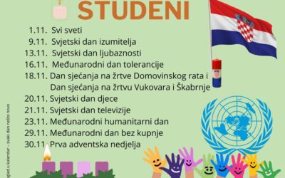 Pogled u kalendar-svaki dan nešto novo