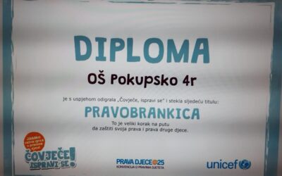 „Čovječe, ispravi se“- UNICEF